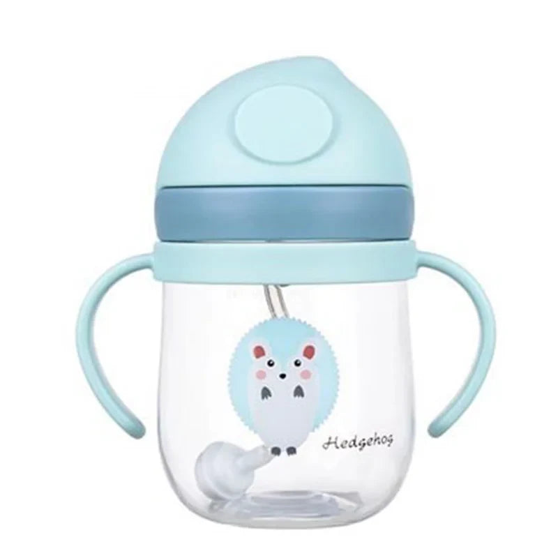 Cartoon Baby Straw Sippy Cup